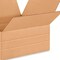 25 Pack Multi Depth Corrugated Shipping Boxes Strong Cartons for Storage and Mailing 12 1⁄2 x 12 1⁄2 x 6 Inch